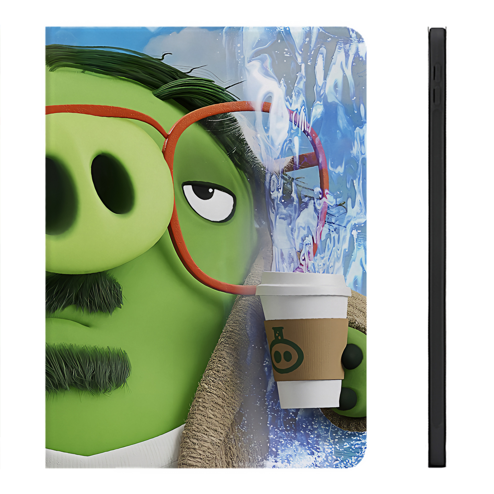 （画像用） Angry Birds アングリーバード IPadケース ペンホルダー付き ブックスタイルデザイン